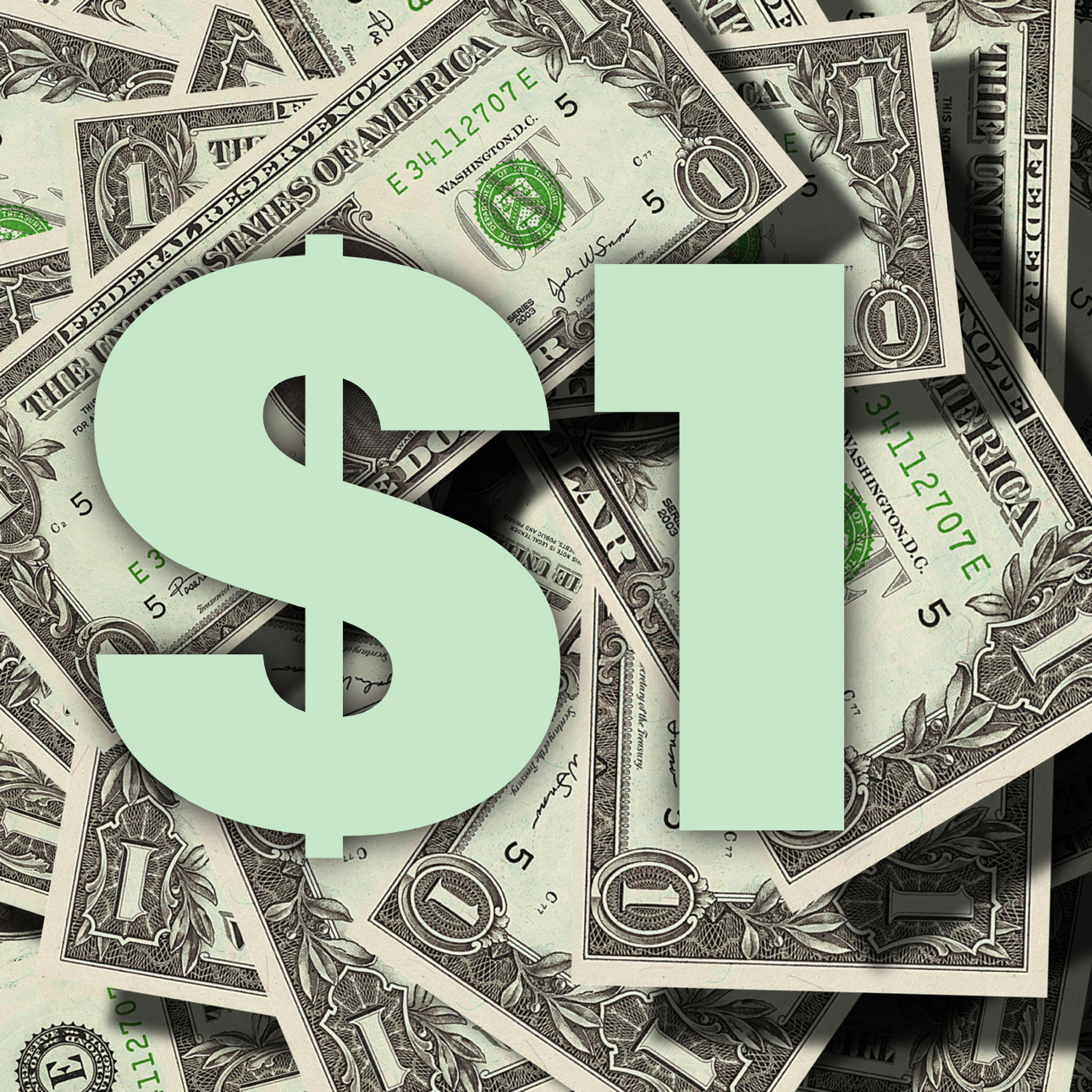 $1