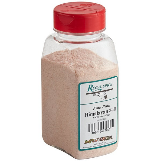 Regal Spices 16 Ounce - Fine Grain Pink Himalayan Salt