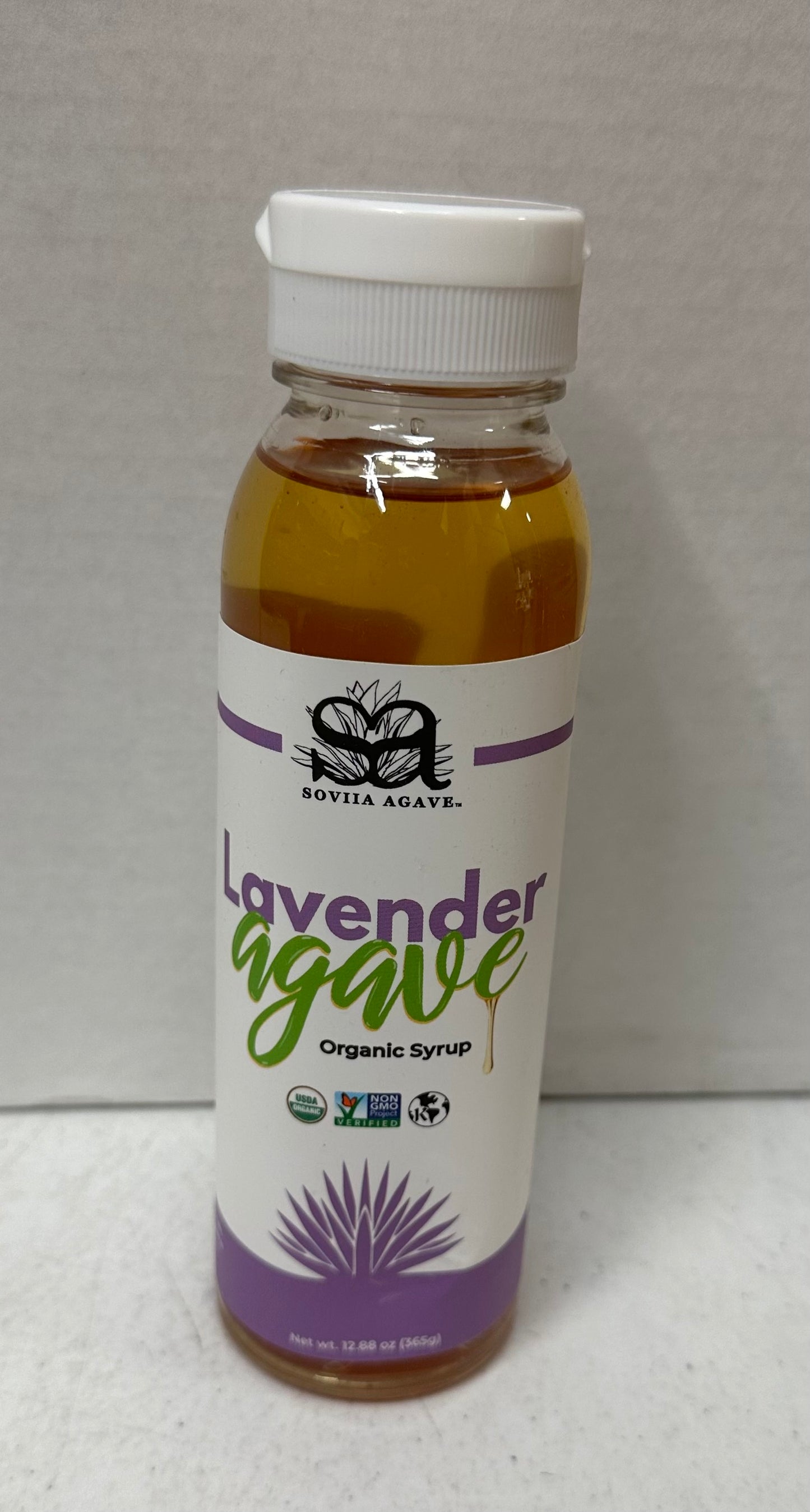 Organic Non GMO Lavender Agave Syrup (Expires 10/26)