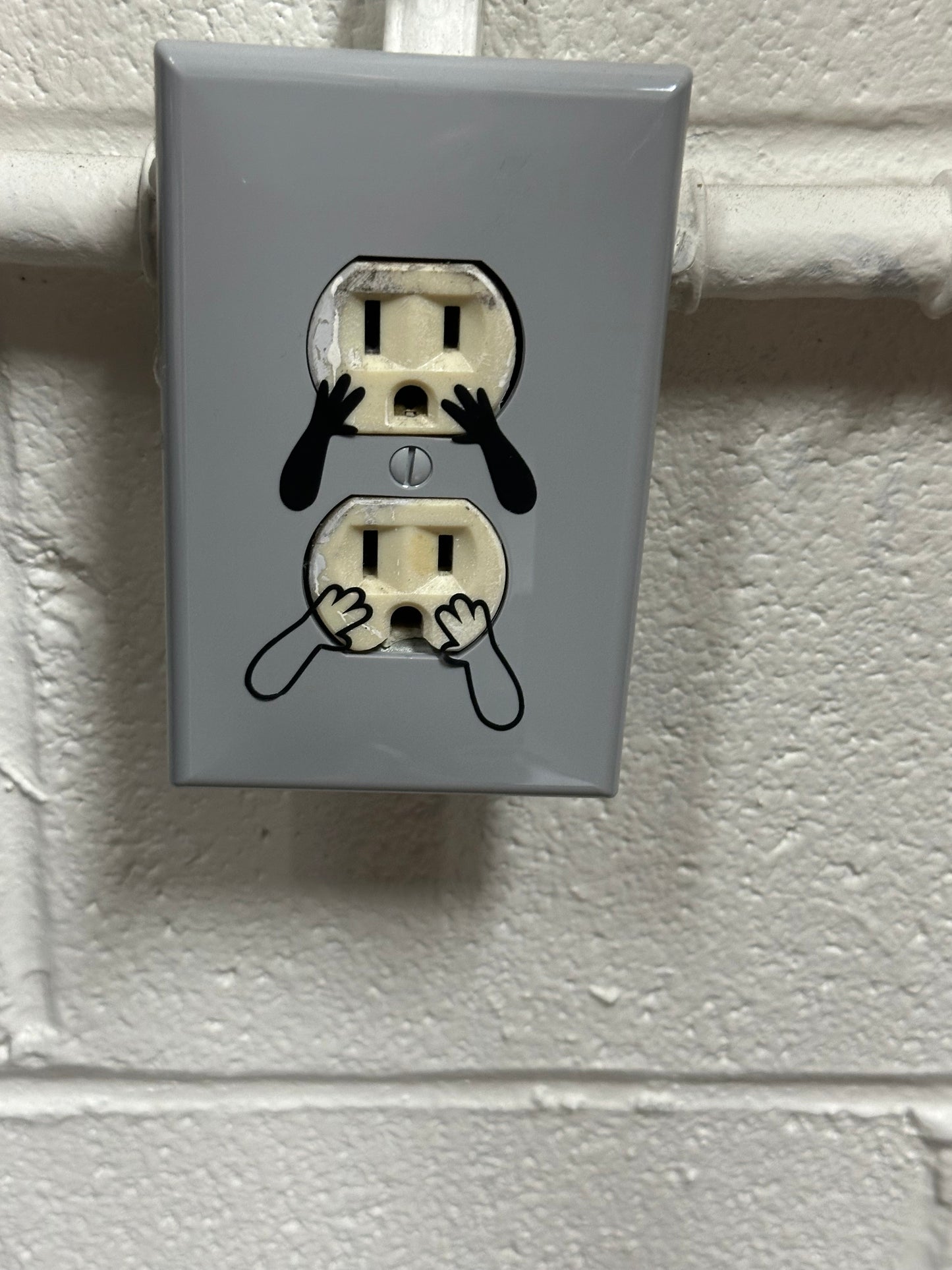 Funny Electrical Outlet Stickers (6 sets)