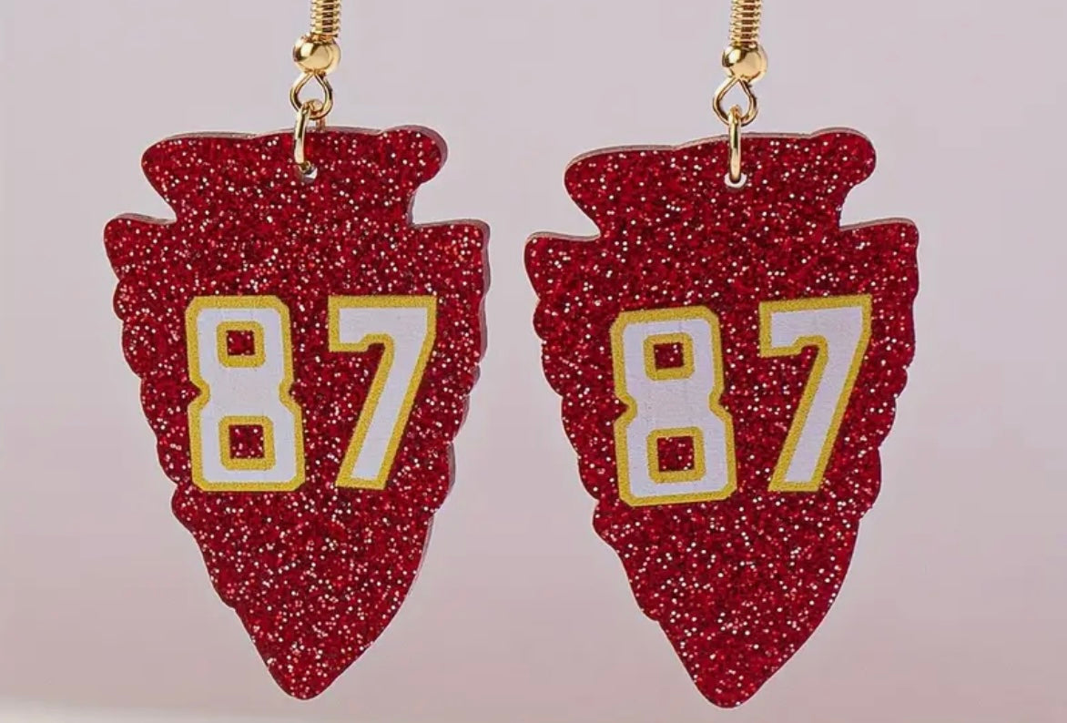 Chiefs 87 Earrings