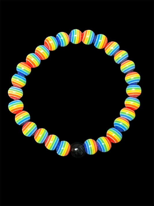 Stretchy Rainbow Bracelet