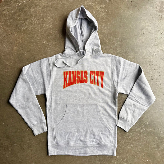 Varsity - Kansas City Hooded Sweatshirt (Sport Gray)