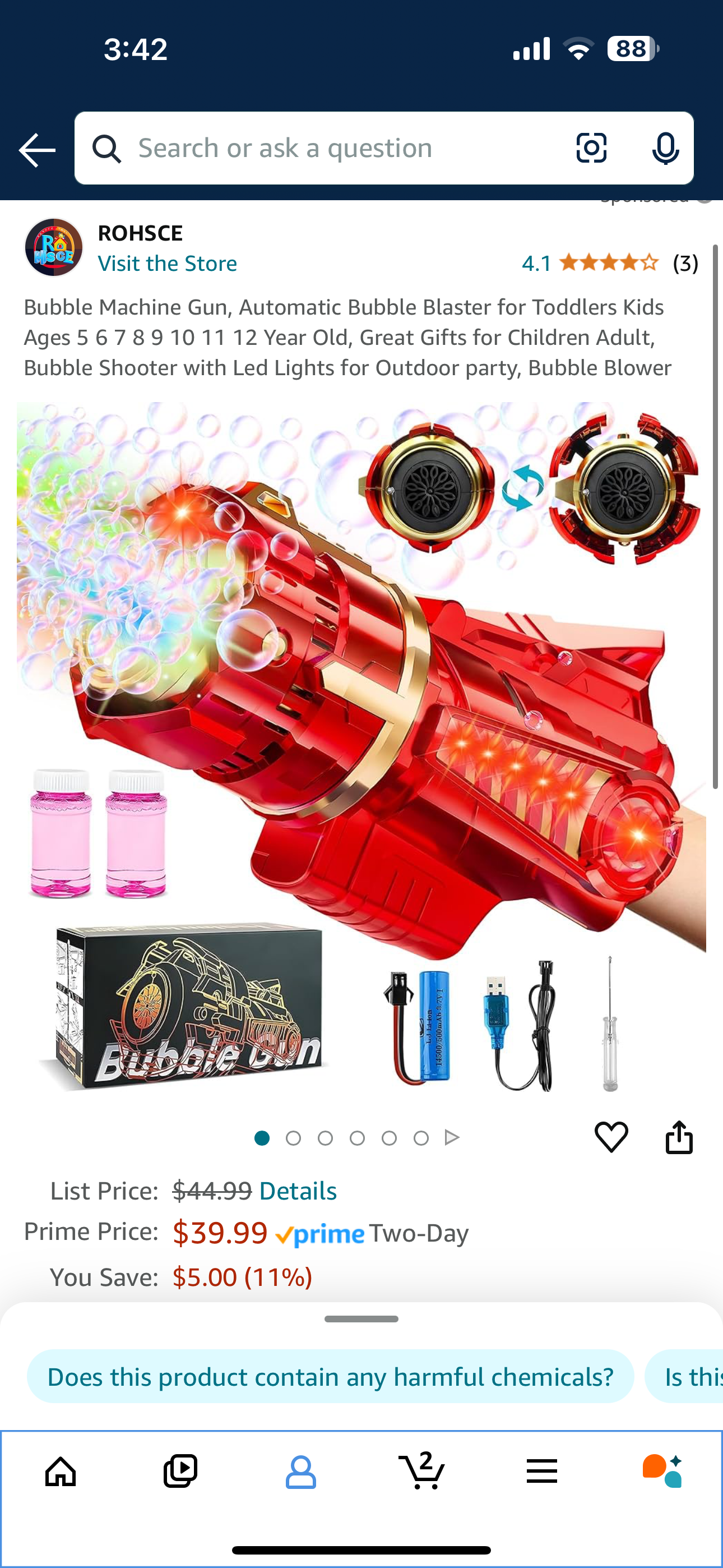 Bubble Machine Gun, Automatic Bubble Blaster for Toddlers Kids Ages 5 6 7 8 9 10 11 12 Year Old, Great Gifts for Children Adult, Bubble Shooter with Led Lights for Outdoor party, Bubble Blower