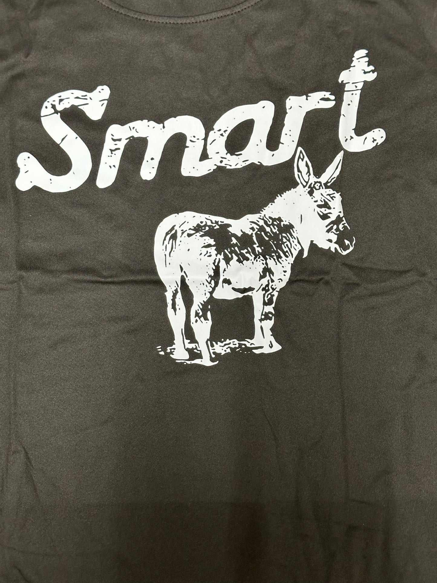 Smart... Donkey - Unisex Super Soft T-Shirt (Black)