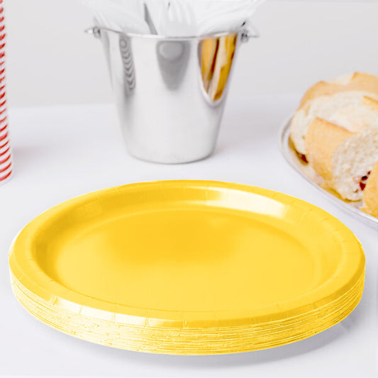 Gold 9" Paper Plate (24-Pack)