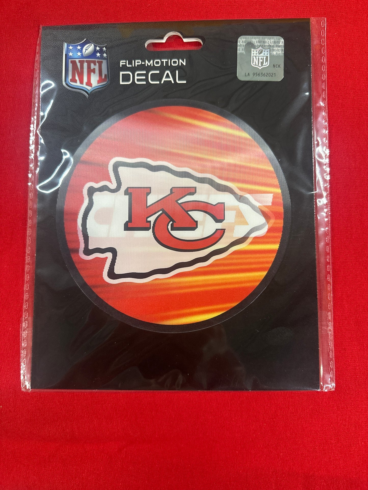 NFL Kansas City Chiefs Lenticular Flip DecalsOne Size, Team Colors