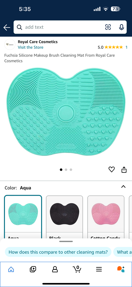 Silicone Makeup Brush Cleaning Mat