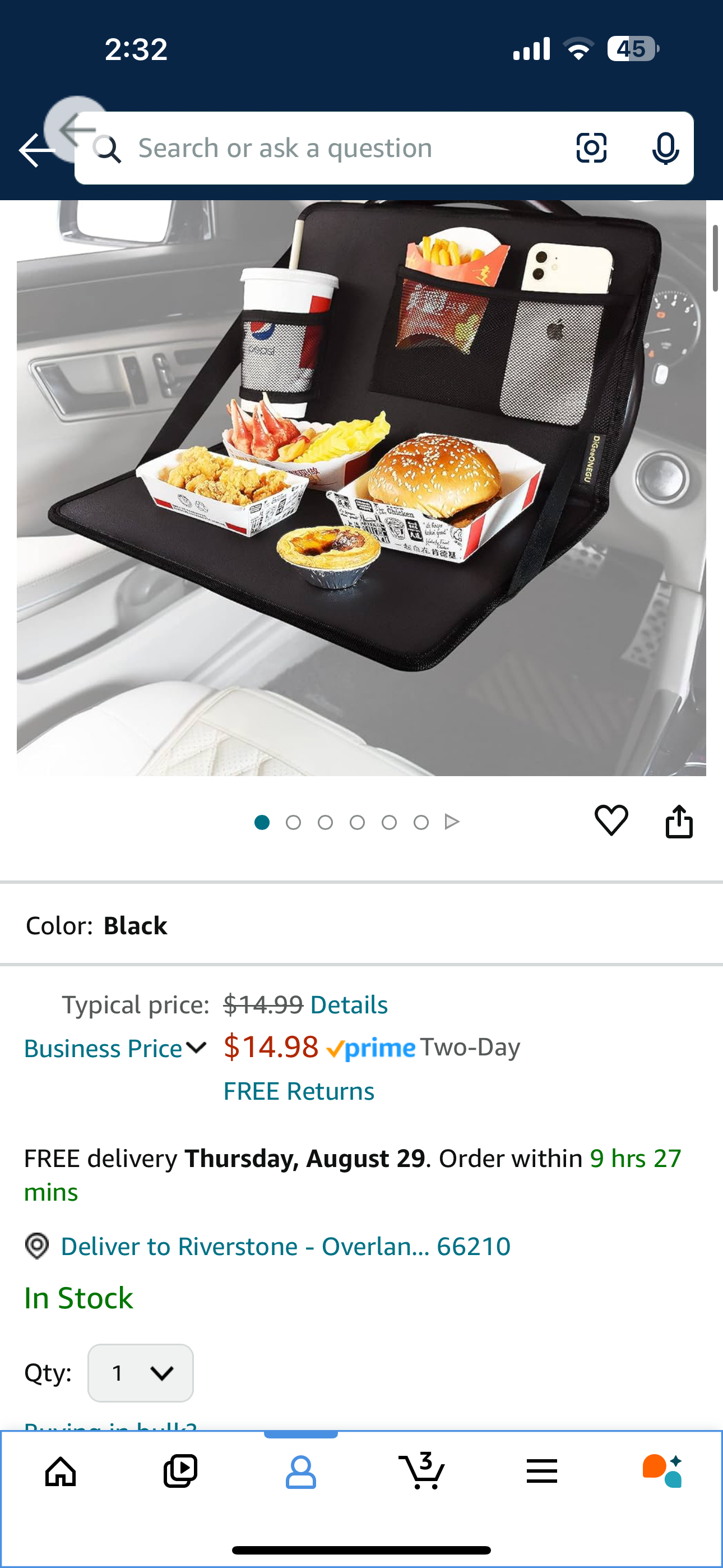 Steering Wheel Tray Car Food Tray for Eating Car Table Tray for Laptop Adjustable & Stable Car Laptop Desk with Mesh Pocket Cup Holder