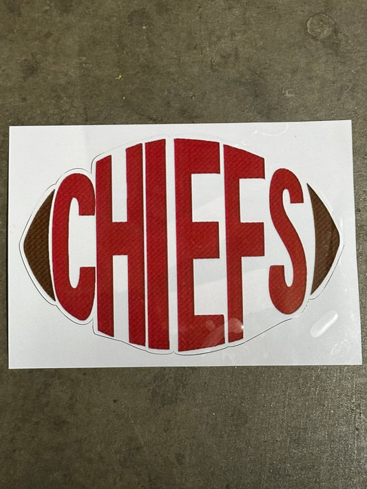 Large “Chiefs” Vinyl Sticker