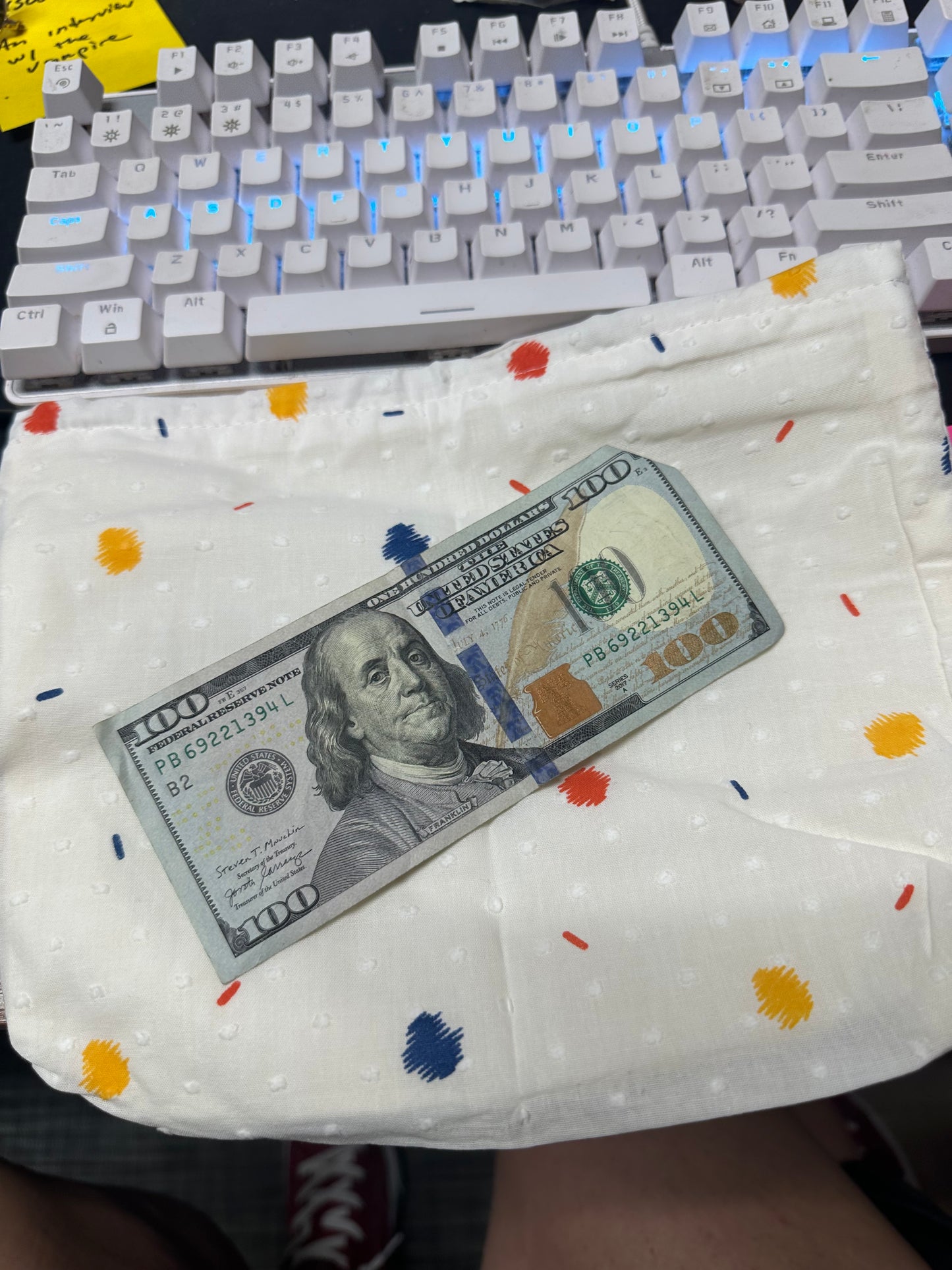 Makeup Bag (One has a $100 bill in it!)