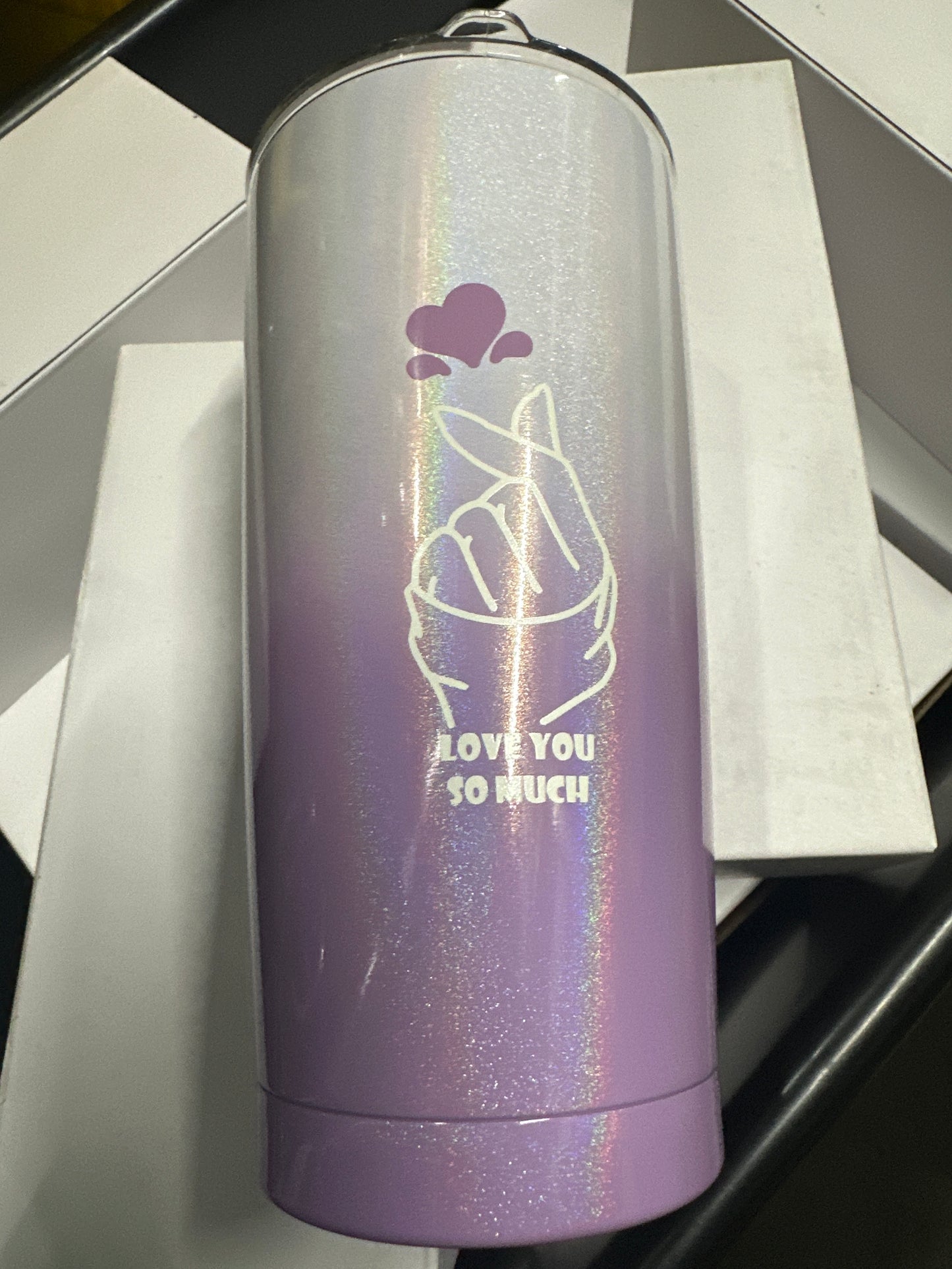 Insulated Tumbler - 20 oz Stainless Steel Cup with Lid for Coffee, Juice, Water, & Wine- Wine Tumbler Gift for KPOP Fans