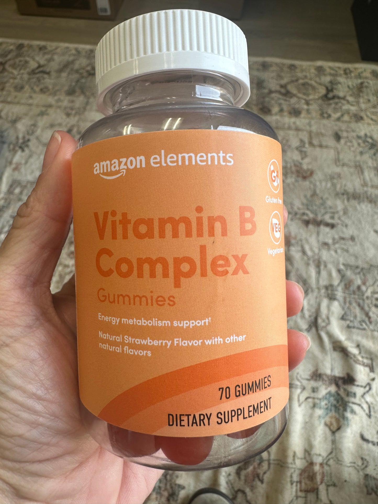 Amazon Elements B Complex Vitamin Gummies (70 Count) Not Melted and Expire 11/25