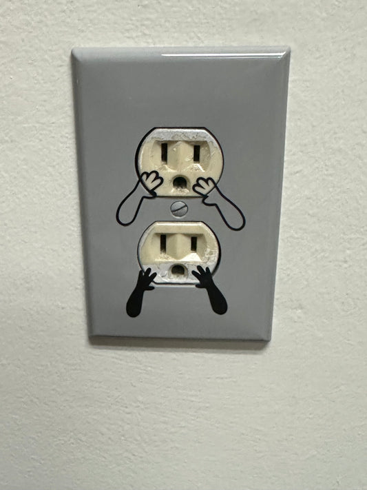 Funny Electrical Outlet Stickers (6 sets)