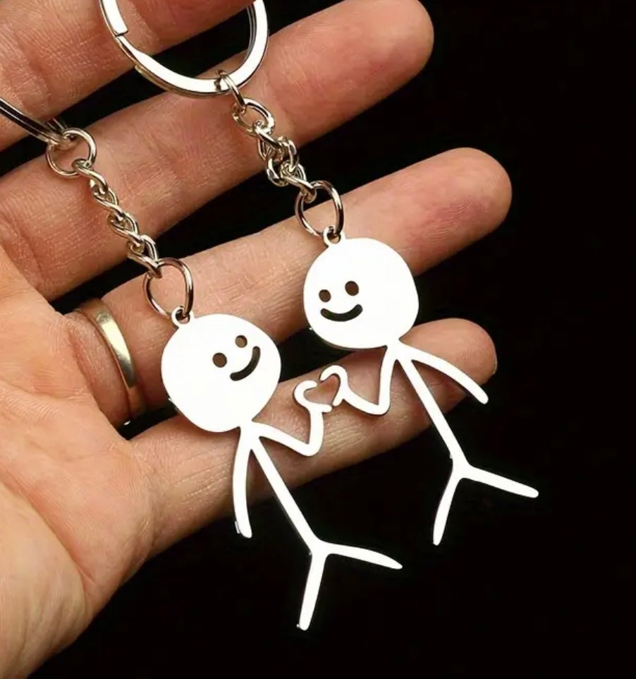 Keyrings Couple Set of 2