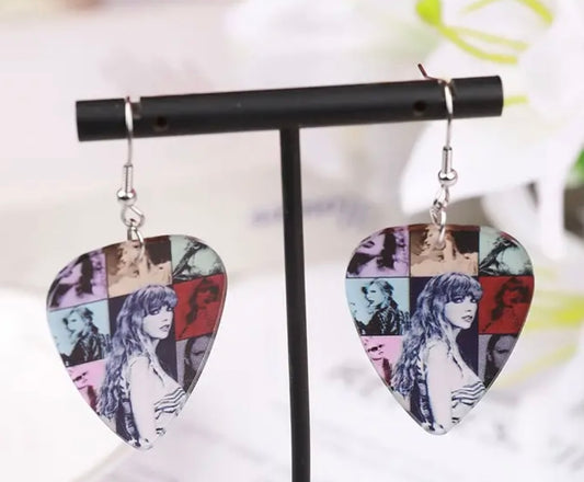 Taylor S Guitar Pick Earrings