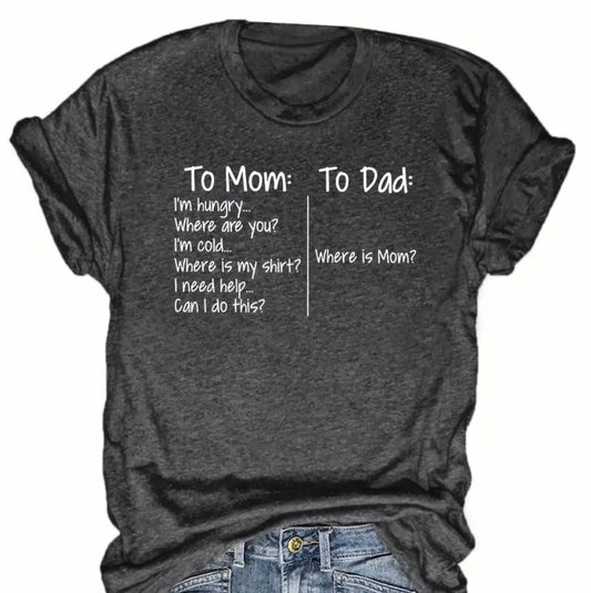 To Mom To Dad Soft TShirt