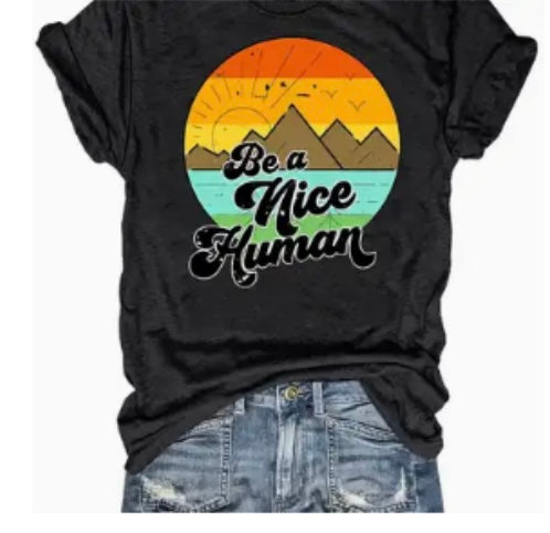 Be A Nice Human Soft TShirt