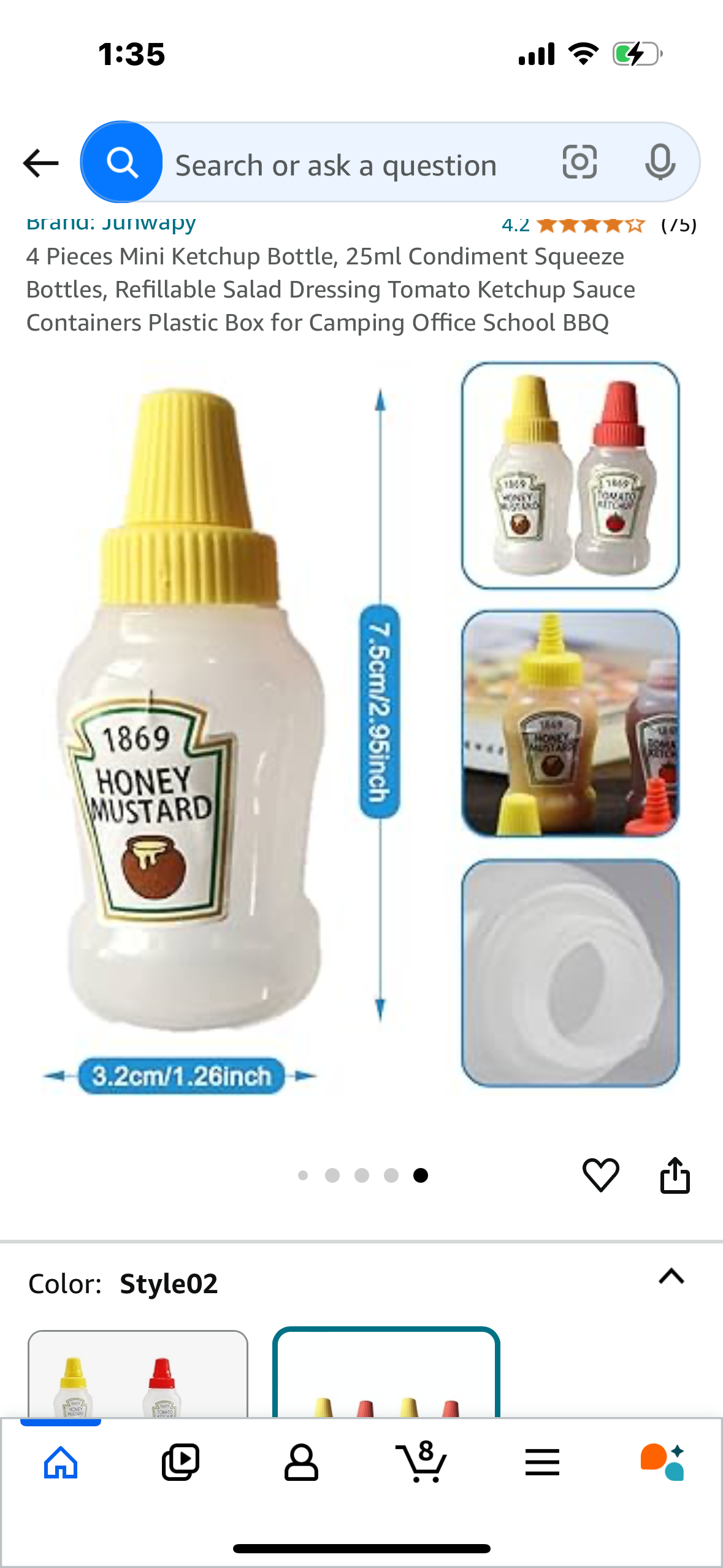 4 Pieces Mini Ketchup Bottle, 25ml Condiment Squeeze Bottles, Refillable Salad Dressing Tomato Ketchup Sauce Containers Plastic Box for Camping Office School BBQ