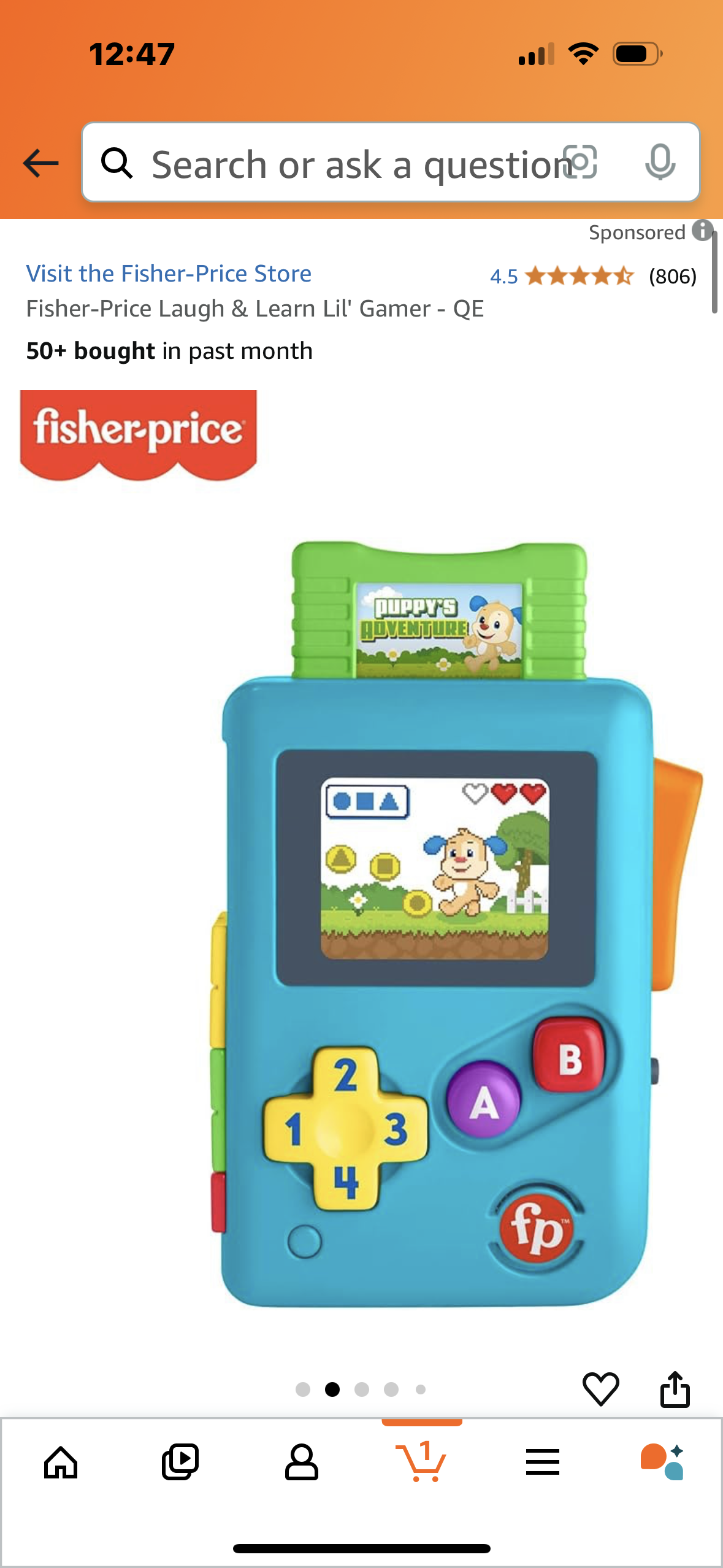 Fisher-Price Laugh & Learn Lil' Gamer - QE