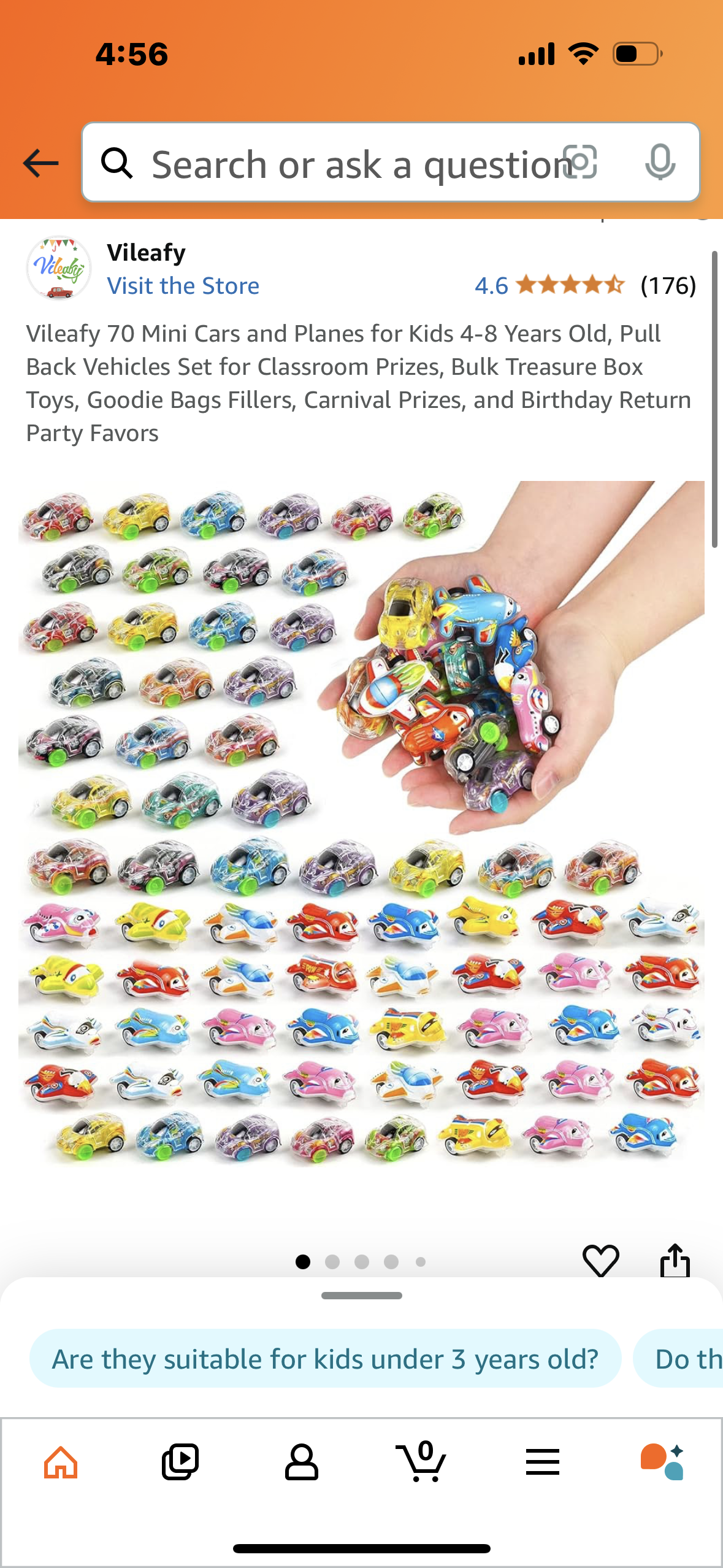 Vileafy 70 Mini Cars and Planes for Kids 4-8 Years Old, Pull Back Vehicles Set for Classroom Prizes, Bulk Treasure Box Toys, Goodie Bags Fillers, Carnival Prizes, and Birthday Return Party Favors