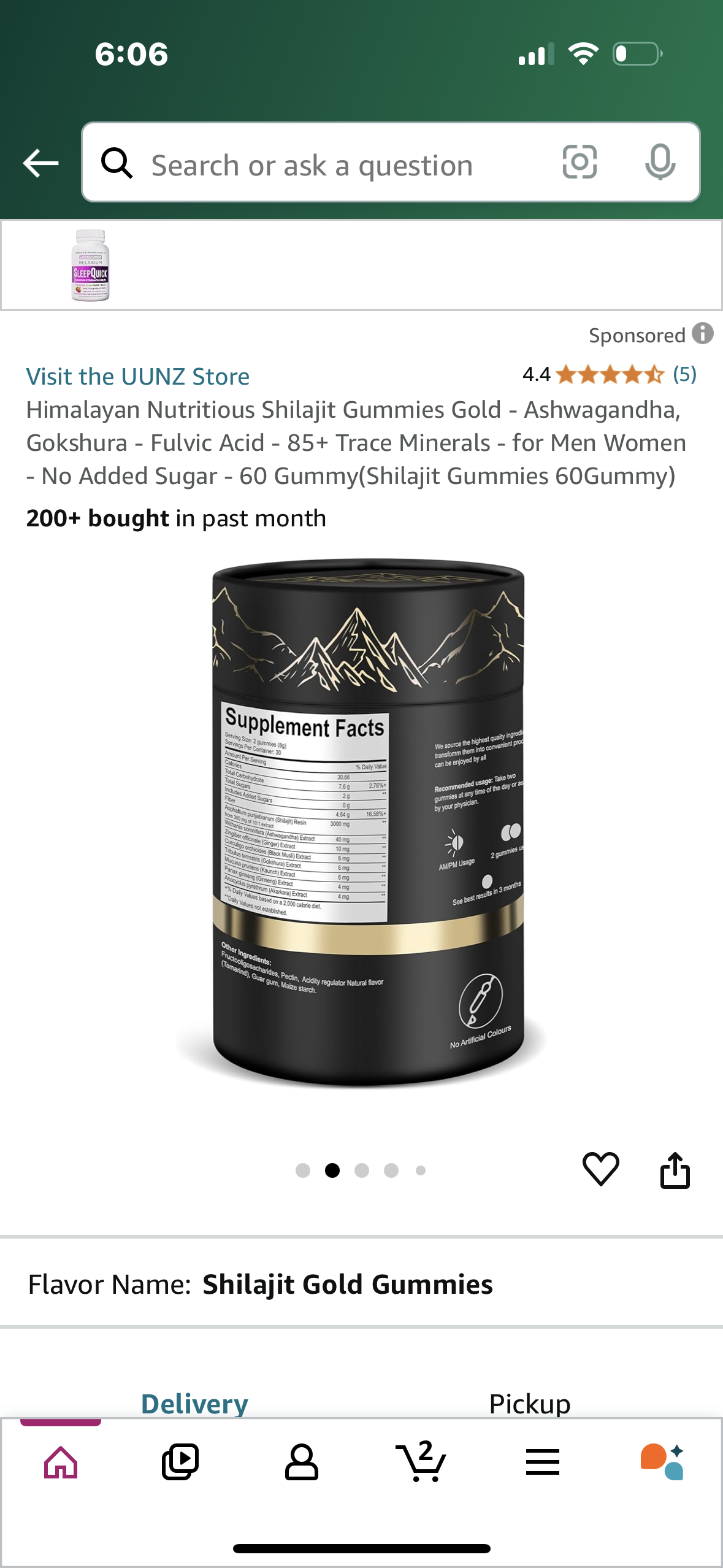 Himalayan Nutritious Shilajit Gummies Gold - Ashwagandha, Gokshura - Fulvic Acid - 85+ Trace Minerals - for Men Women - No Added Sugar - 60 Gummy(Shilajit Gummies 60Gummy