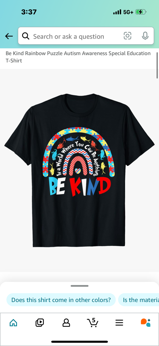 Rainbow Be Kind T-Shirt