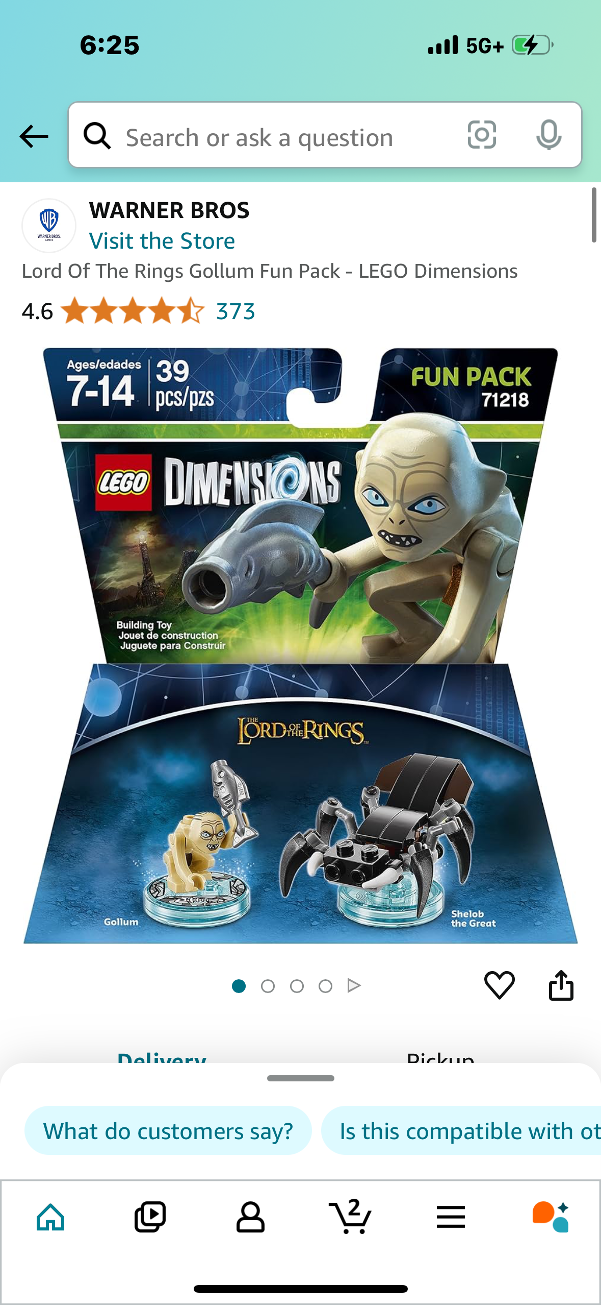 Lord Of The Rings Gollum Fun Pack - LEGO Dimensions