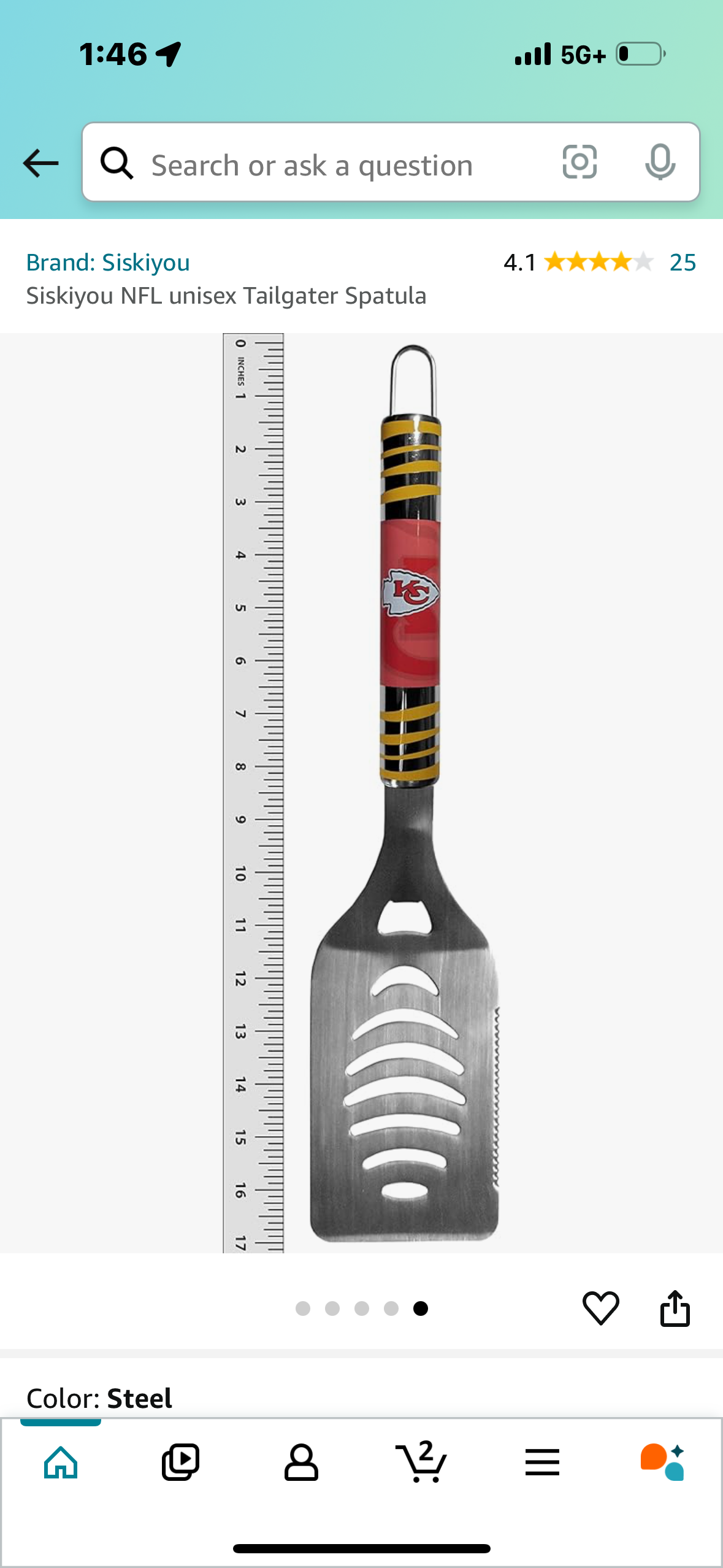 NFL KC Chiefs Tailgater Spatula