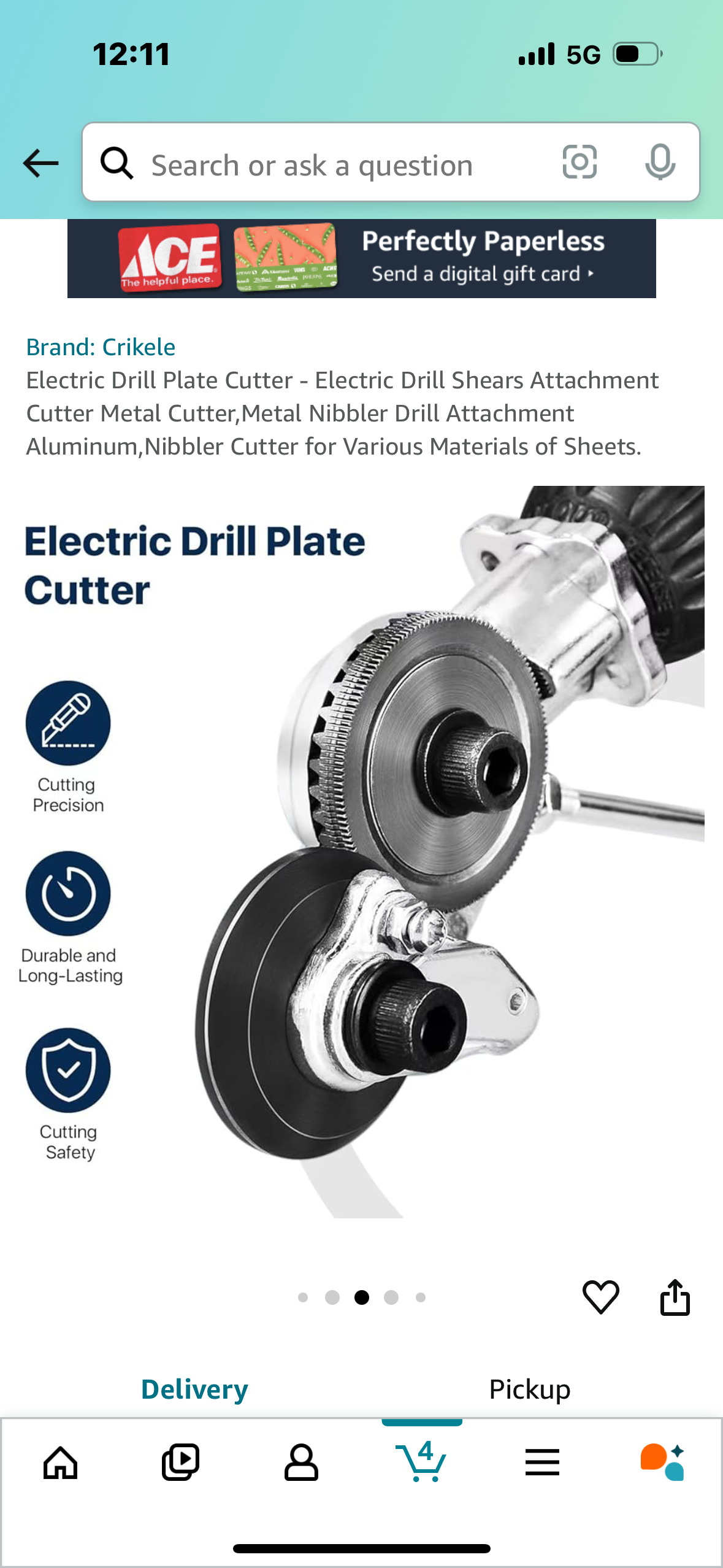 Electric Drill Plate Cutter - Electric Drill Shears Attachment Cutter Metal Cutter,Metal Nibbler Drill Attachment Aluminum,Nibbler Cutter for Various Materials of Sheets