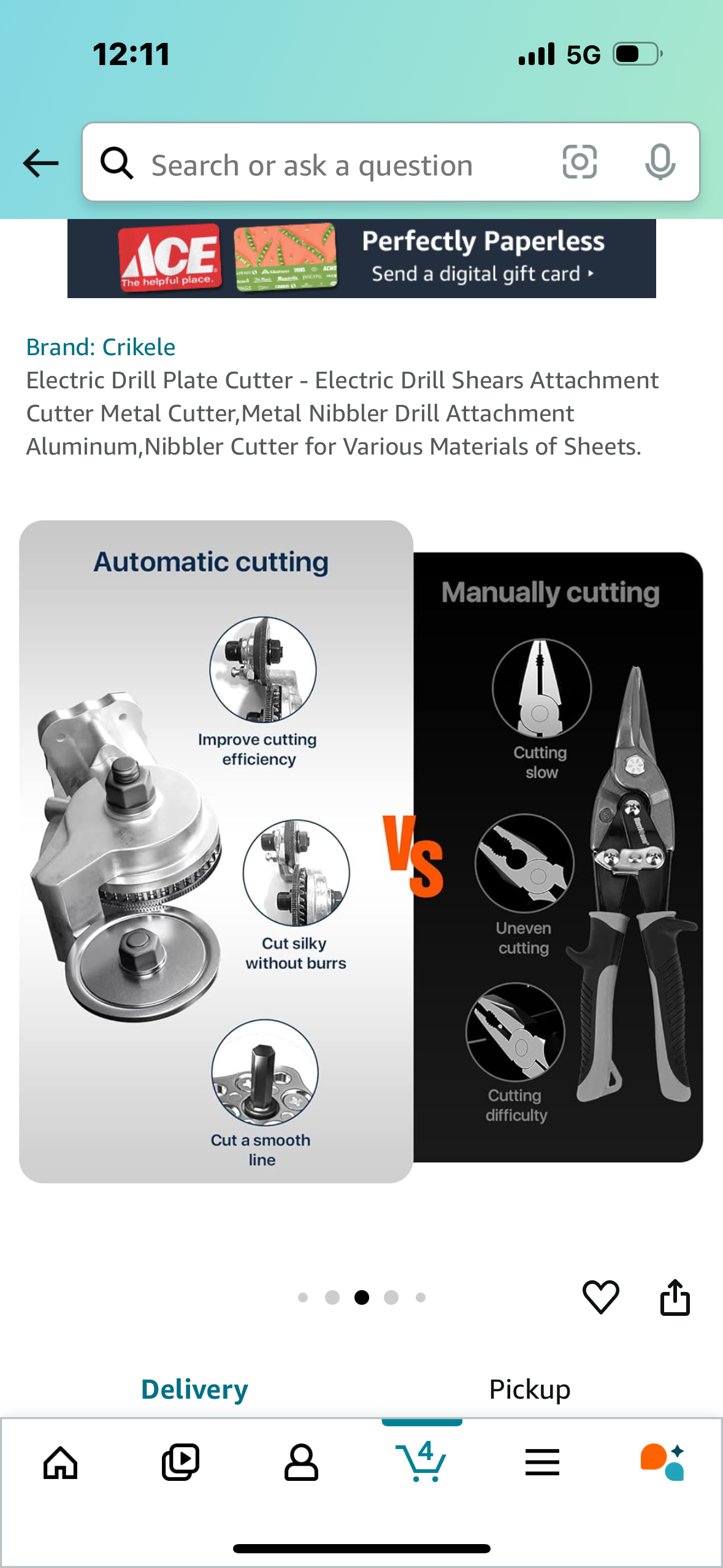 Electric Drill Plate Cutter - Electric Drill Shears Attachment Cutter Metal Cutter,Metal Nibbler Drill Attachment Aluminum,Nibbler Cutter for Various Materials of Sheets