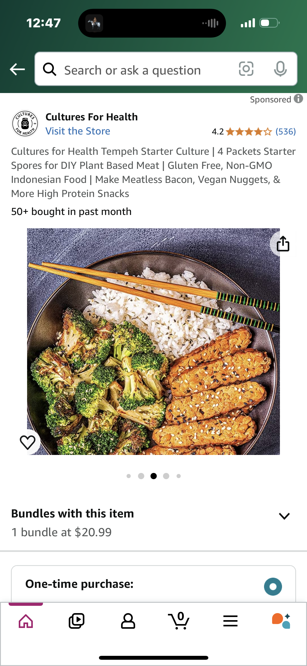 Cultures for Health Tempeh Starter Culture | 4 Packets Starter Spores for DIY Plant Based Meat | Gluten Free, Non-GMO Indonesian Food | Make Meatless Bacon, Vegan Nuggets, & More High Protein Snacks