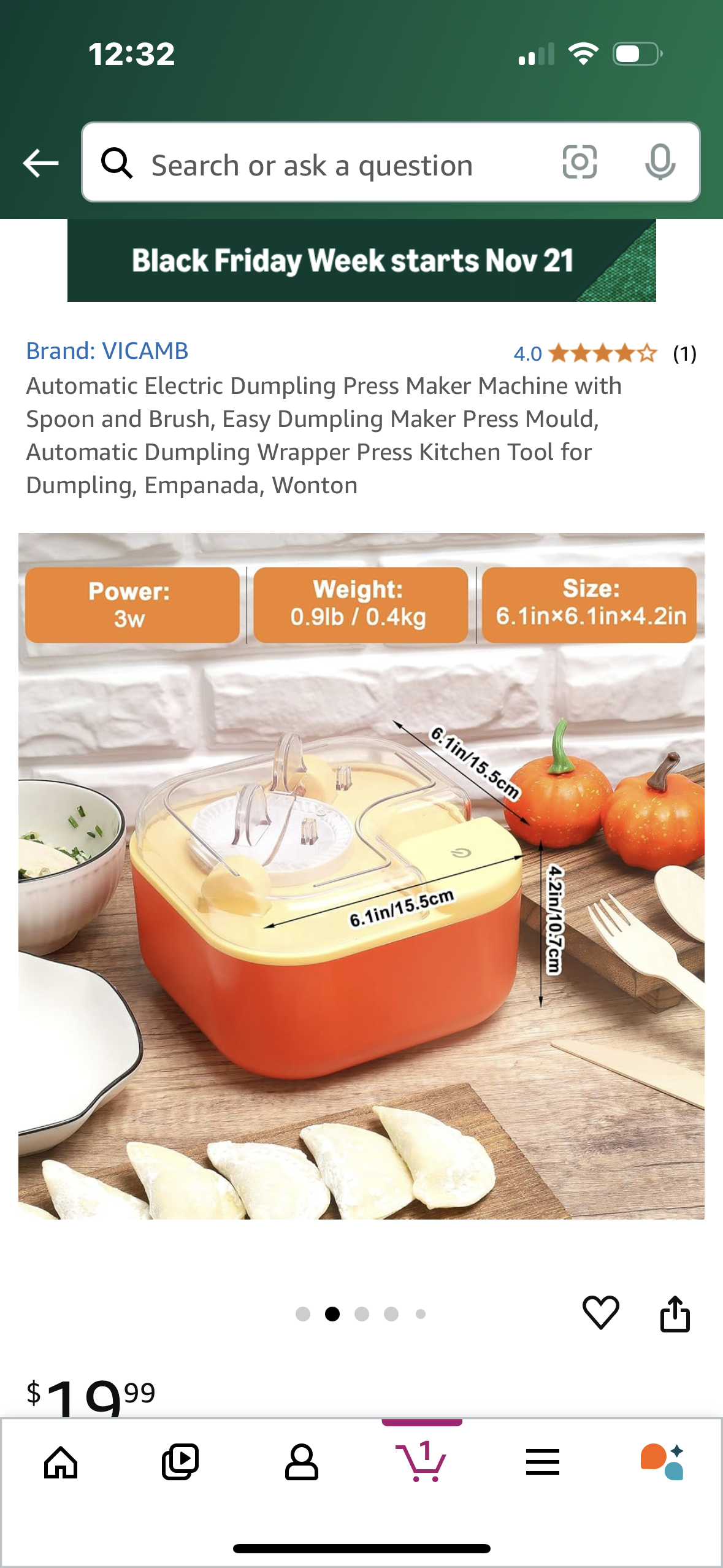 Automatic Electric Dumpling Press Maker Machine with Spoon and Brush, Easy Dumpling Maker Press Mould, Automatic Dumpling Wrapper Press Kitchen Tool for Dumpling, Empanada, Wonton