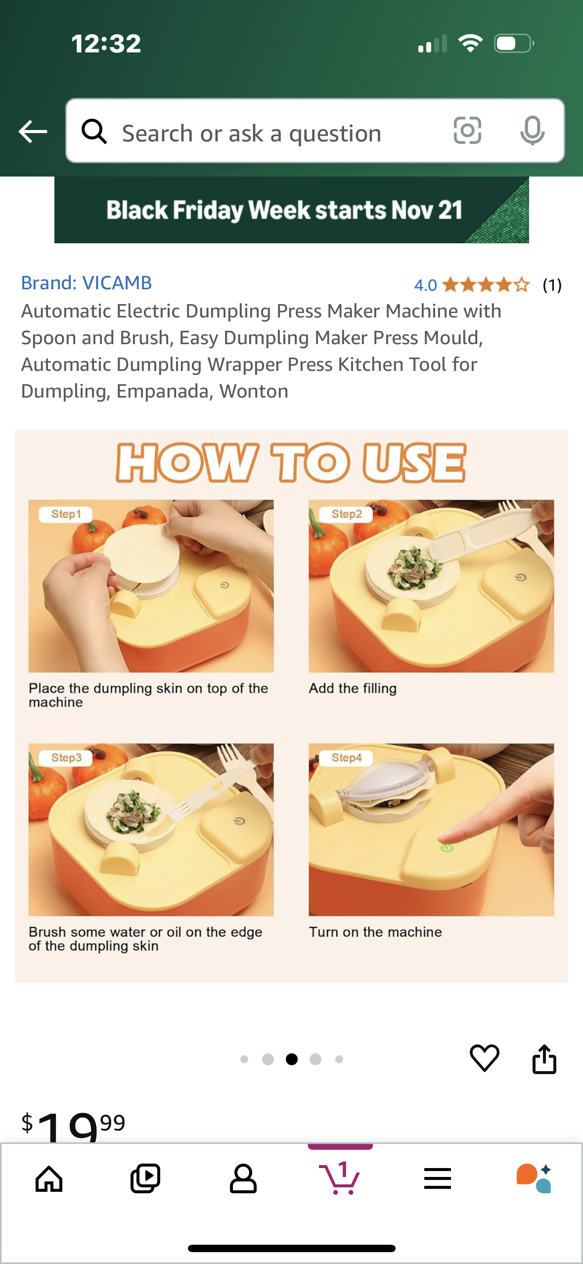 Automatic Electric Dumpling Press Maker Machine with Spoon and Brush, Easy Dumpling Maker Press Mould, Automatic Dumpling Wrapper Press Kitchen Tool for Dumpling, Empanada, Wonton