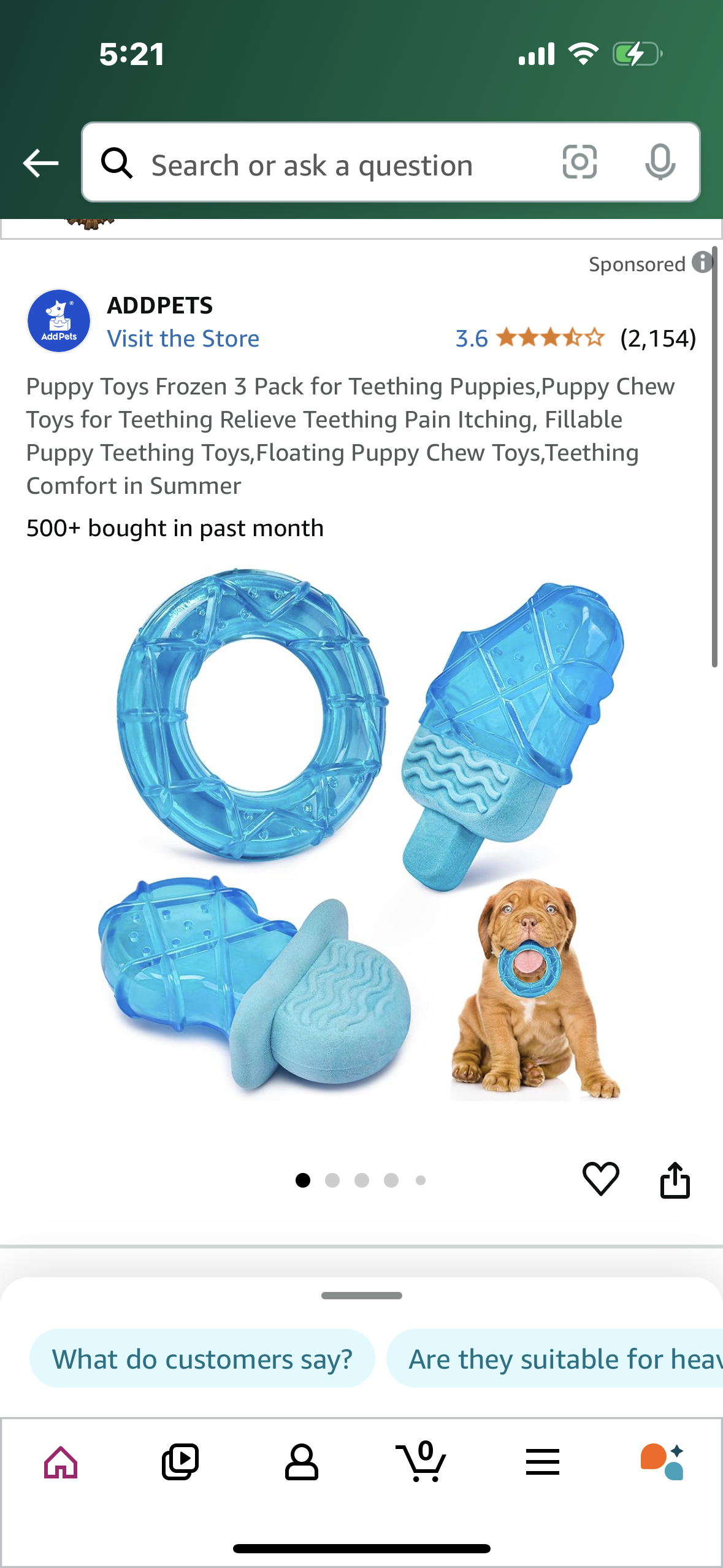 Puppy Toys Frozen 3 Pack for Teething Puppies,Puppy Chew Toys for Teething Relieve Teething Pain Itching, Fillable Puppy Teething Toys,Floating Puppy Chew Toys,Teething Comfort in Summer