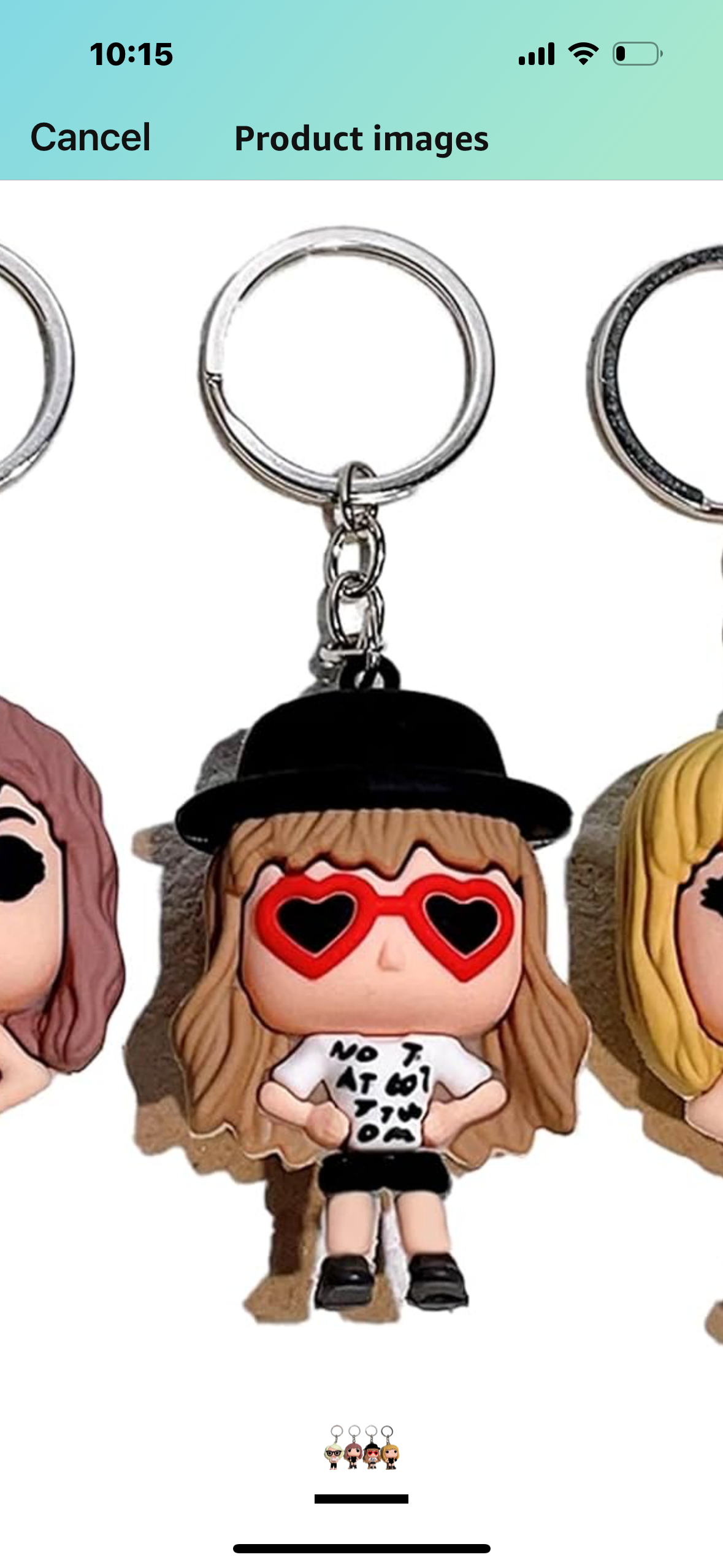 Taylor Pendant Keychain  Fans Collection Silicone Pendant Keychain for Backpack Decoration