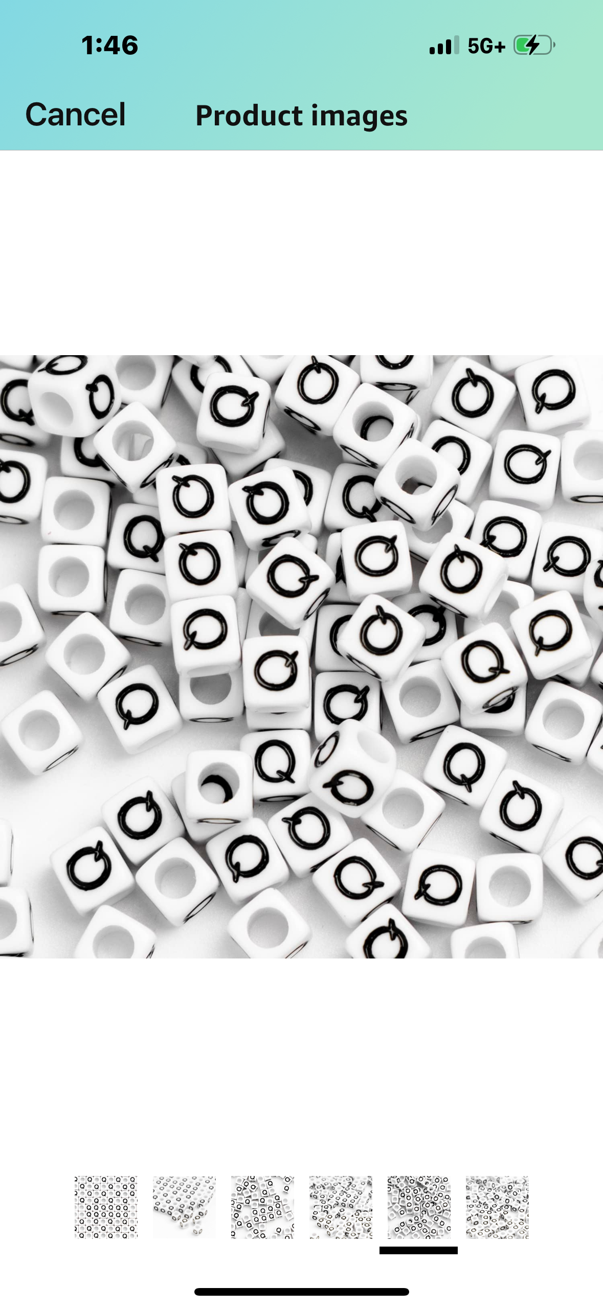 500Pcs Cube White Acrylic Letter Beads 6x6mm Letter B Alphabet Beads for DIY Bracelet Necklace Jewelry Making (STU-500FZM-Q