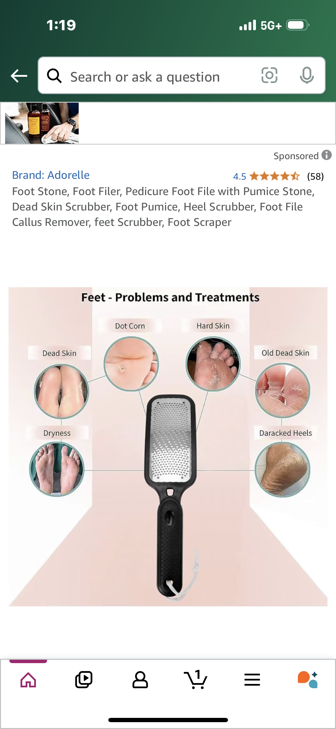 Foot Stone, Foot Filer, Pedicure Foot File with Pumice Stone, Dead Skin Scrubber, Foot Pumice, Heel Scrubber, Foot File Callus Remover, feet Scrubber, Foot Scraper