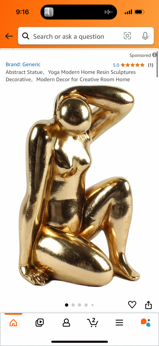 Abstract Statue, Yoga Modern Home Resin Sculptures Decorative，Modern Decor for Creative Room Home