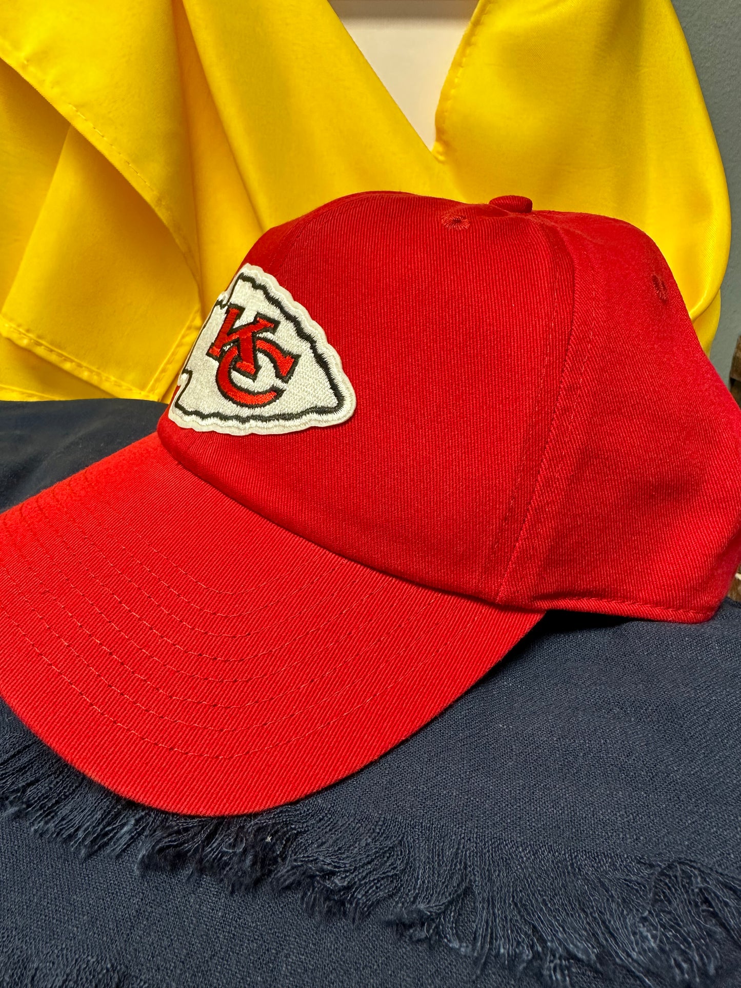 Chiefs Red Cap KC patch