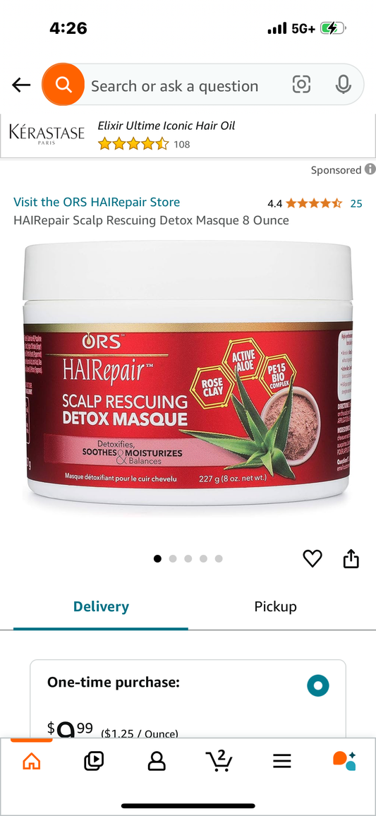 HAIRepair Scalp Rescuing Detox Masque 8 Ounce