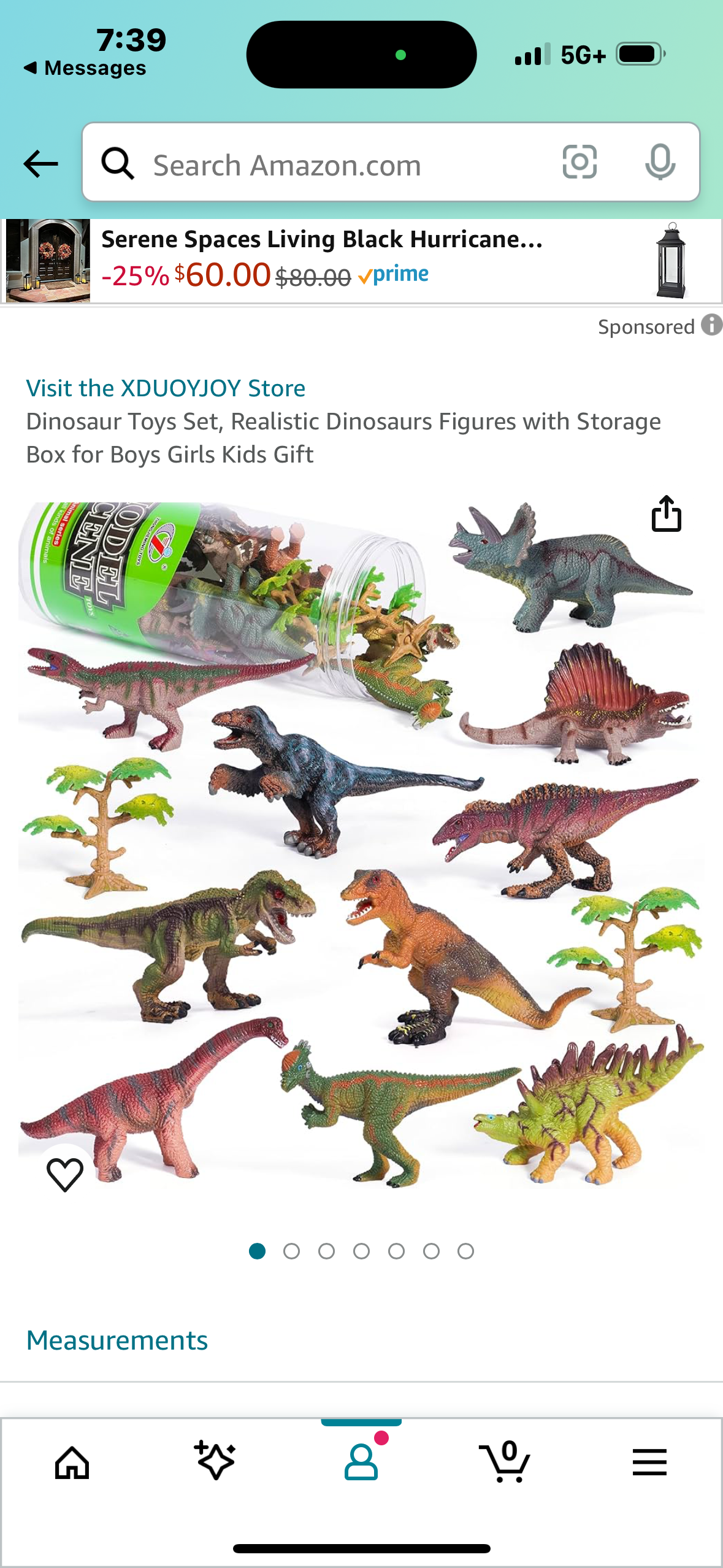 Dinosaur Toys Set, Realistic Dinosaurs Figures with Storage Box for Boys Girls Kids Gift