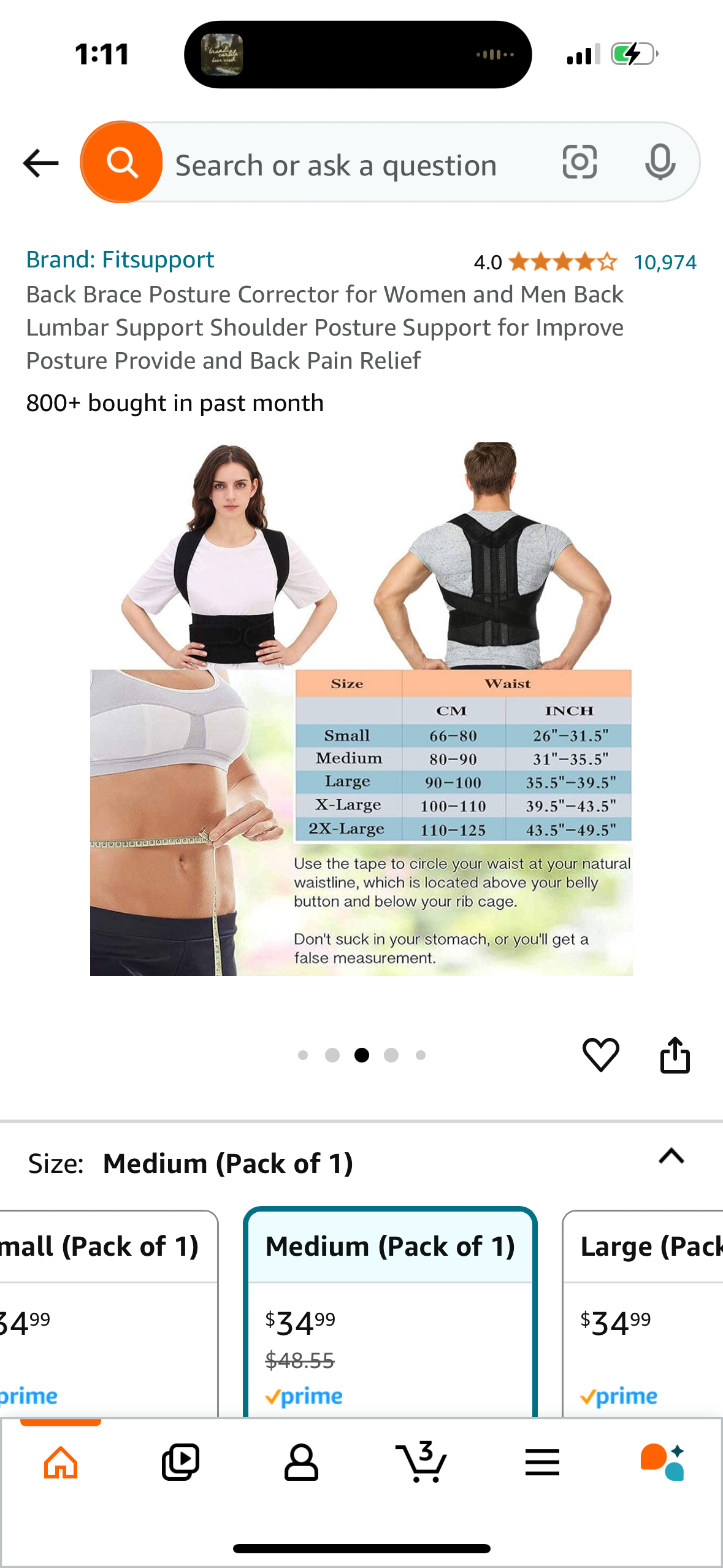 Back Brace Posture Corrector for Women and Men Back Lumbar Support Shoulder Posture Support for Improve Posture Provide and Back Pain Relief