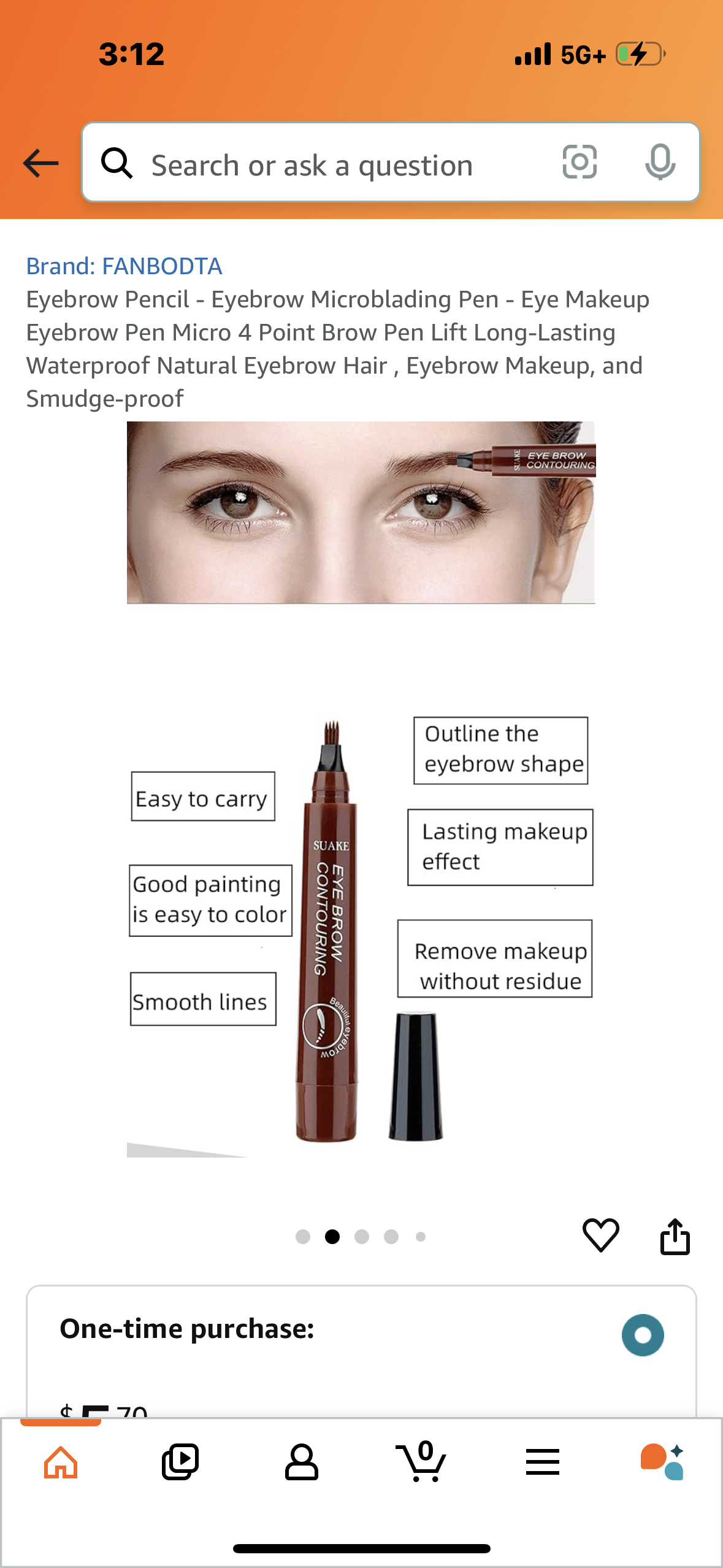 Eyebrow Pencil - Eyebrow Microblading Pen - Eye Makeup Eyebrow Pen Micro 4 Point Brow Pen Lift Long-Lasting Waterproof Natural Eyebrow Hair , Eyebrow Makeup, and Smudge-proof 1 light brown