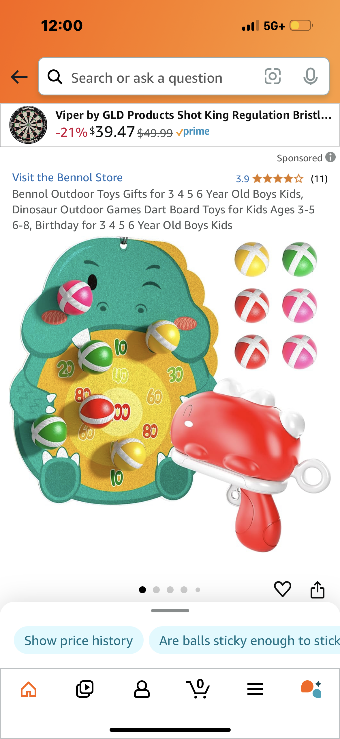 Dinosaur Games Dart Board Toys