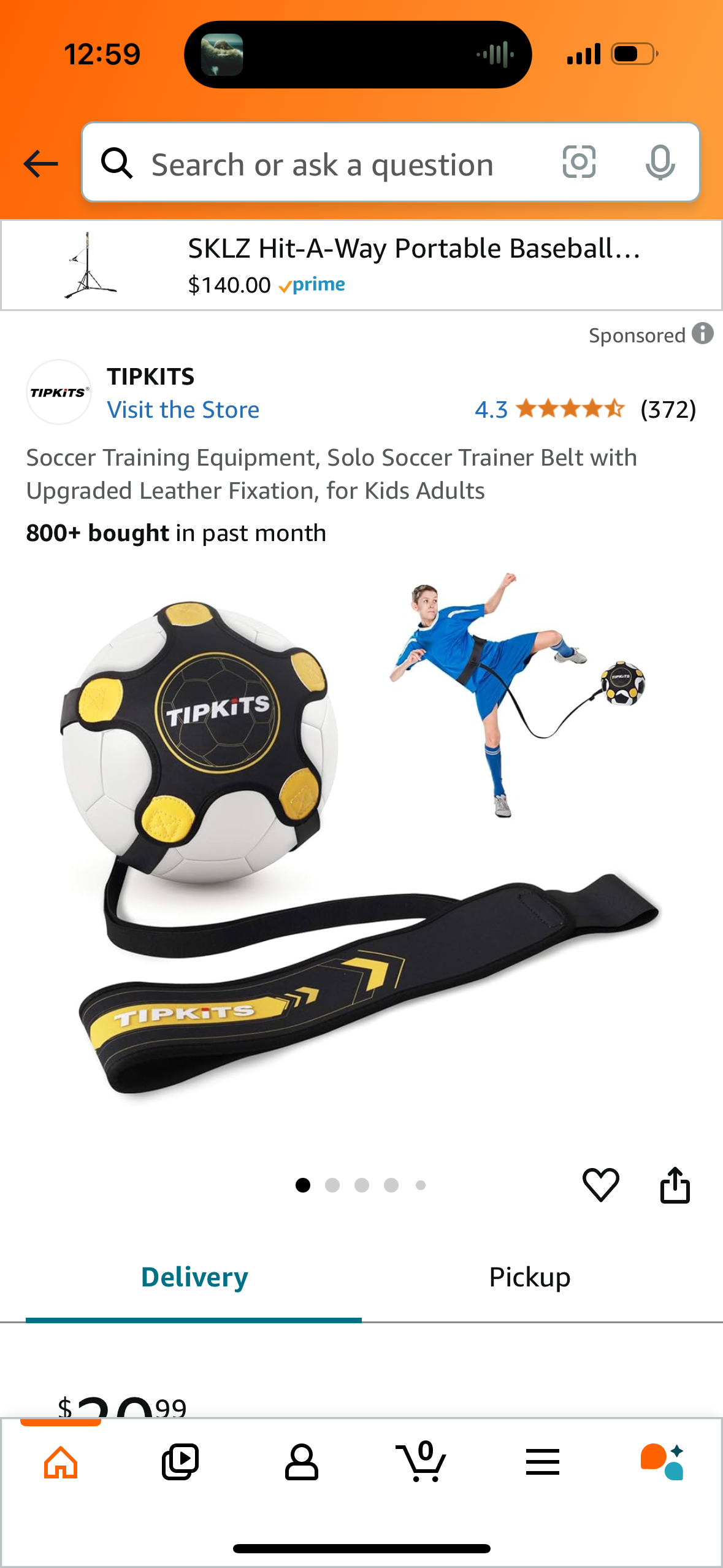 Soccer Training Equipment, Solo Soccer Trainer Belt with Upgraded Leather Fixation, for Kids Adults