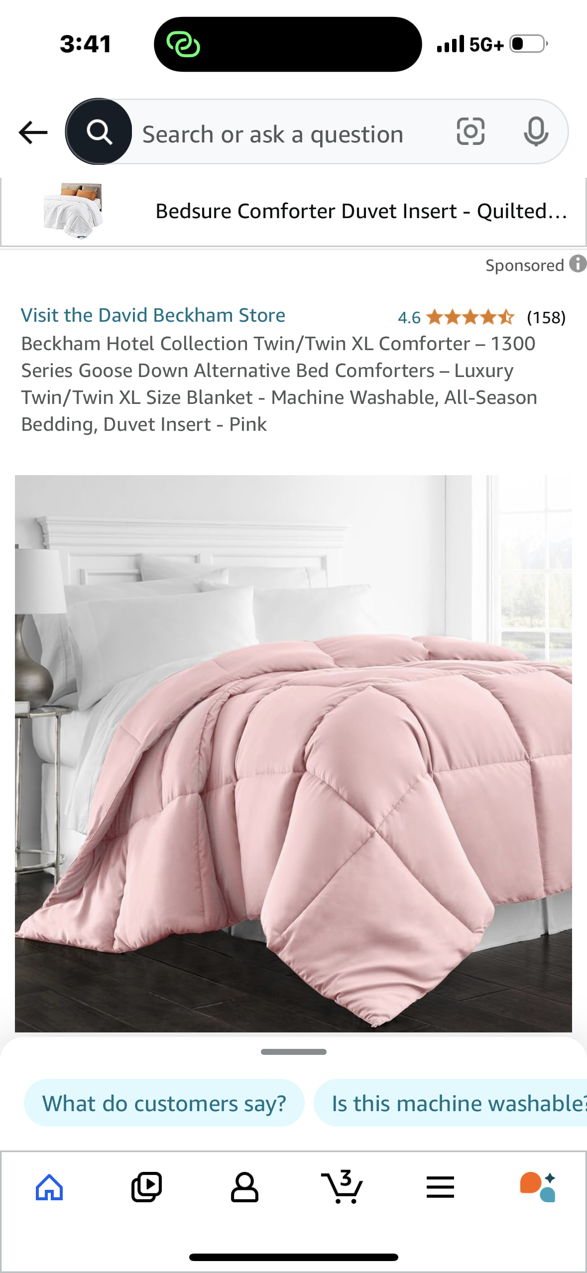 Beckham Hotel Collection Twin/Twin XL Comforter – 1300 Series Goose Down Alternative Bed Comforters – Luxury Twin/Twin XL Size Blanket - Machine Washable, All-Season Bedding, Duvet Insert - Pink