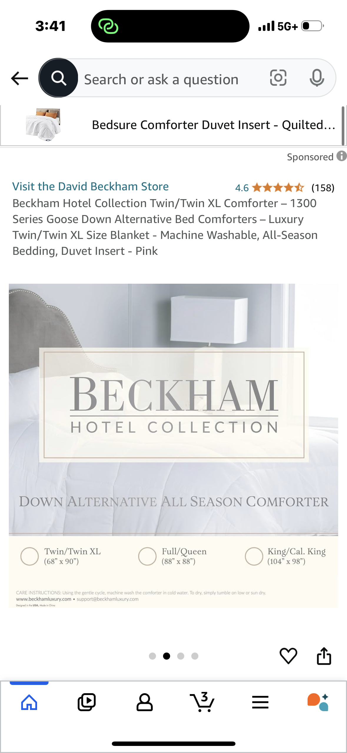 Beckham Hotel Collection Twin/Twin XL Comforter – 1300 Series Goose Down Alternative Bed Comforters – Luxury Twin/Twin XL Size Blanket - Machine Washable, All-Season Bedding, Duvet Insert - Pink