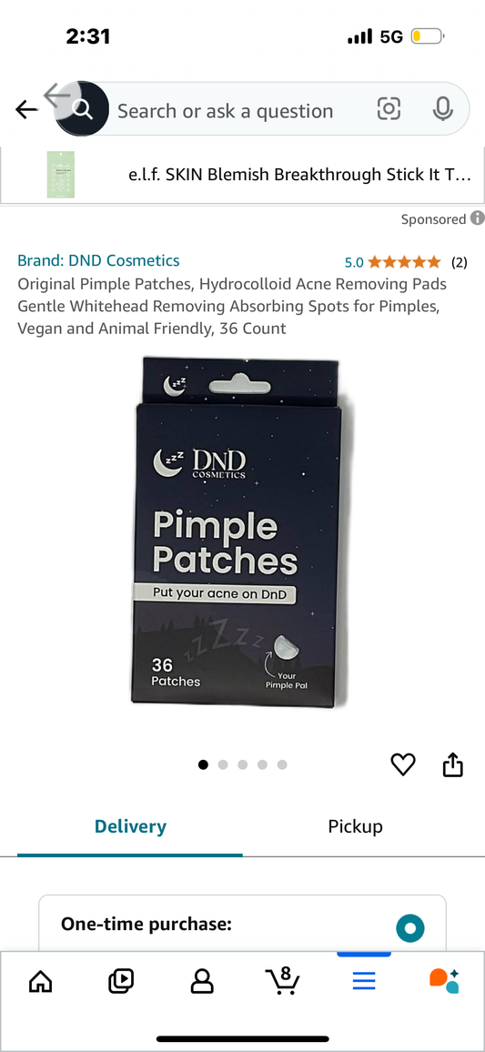 Original Pimple Patches, Hydrocolloid Acne Removing Pads Gentle Whitehead Removing Absorbing Spots for Pimples, Vegan and Animal Friendly, 36 Count