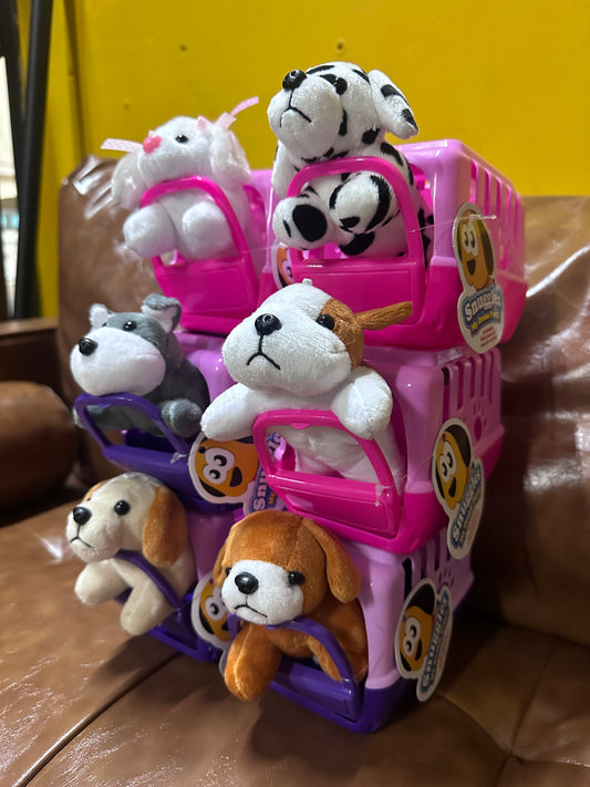 Plush Pet and Pet Carrier